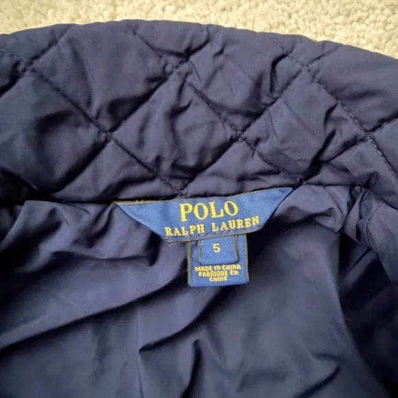 Polo by Ralph Lauren Kids Blue Quilted Jacket - Picture 9 of 14